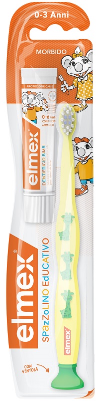 ELMEX SPAZZOLINO BIMBI EDUCATIVO NEW 0-3 ANNI - Gruppofarmastore.it