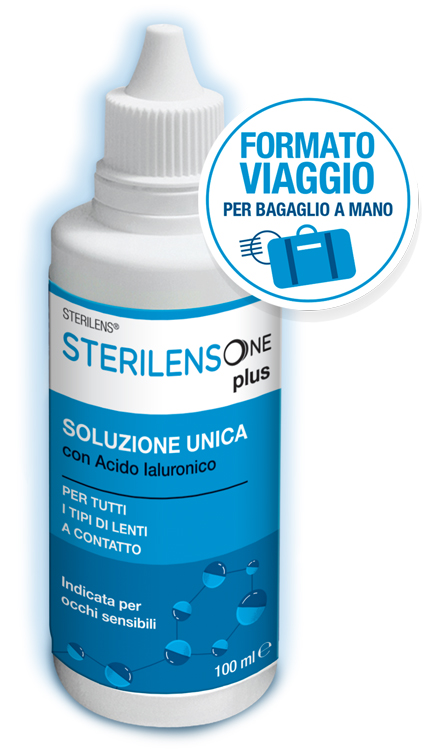 SOLUZIONE UNICA STERILENS ONE PLUS CON ACIDO IALURONICO 100 ML - Gruppofarmastore.it