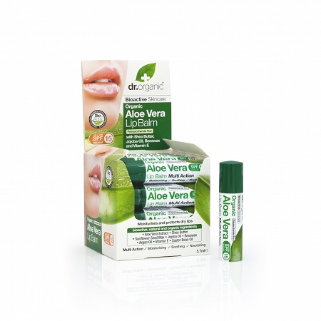 DR ORGANIC ALOE VERA LIP BALM BALSAMO LABBRA 5,7 ML - Gruppofarmastore.it