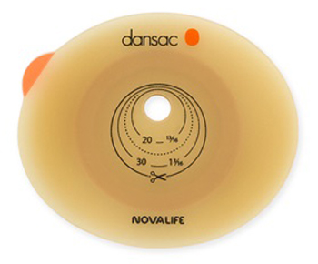 PLACCA PER COLO ILEO ED UROSTOMIA DANSAC NOVALIFE2 43MM RITAGLIABILE 10-35 - Gruppofarmastore.it