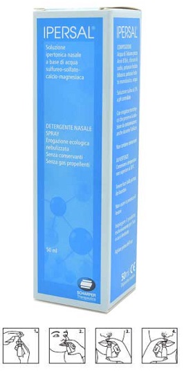 SOLUZIONE IPERTONICA IPERSAL SPRAY NASALE 50 ML - Gruppofarmastore.it