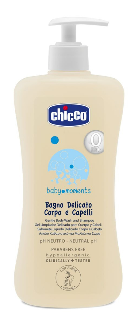 CHICCO COSMETICI BABY MOMENTS CORPO CAPELLI 500 ML - Gruppofarmastore.it