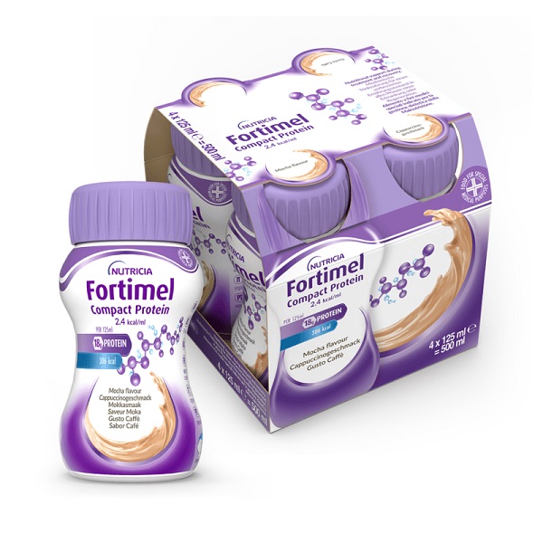 FORTIMEL COMPACT PROTEIN CAFFE' 4 BOTTIGLIE DA 125 ML - Gruppofarmastore.it