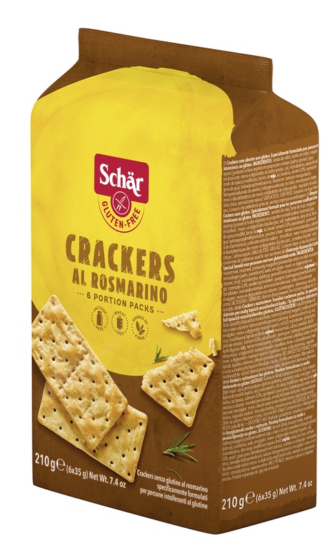 SCHAR CRACKERS AL ROSMARINO 6 CONFEZIONI DA 35 G - Gruppofarmastore.it