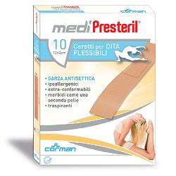 CEROTTO MEDIPRESTERIL DITA FLESSIBILE E RESISTENTE 10 PEZZI - Gruppofarmastore.it