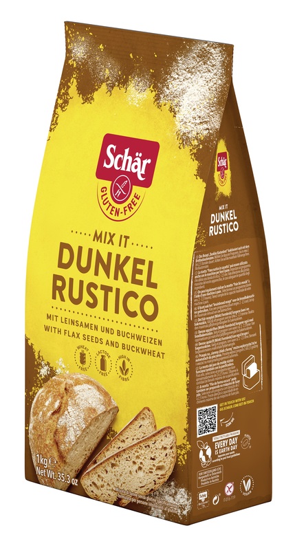 SCHAR MIX IT DUNKEL RUSTICO SENZA GLUTINE SENZA LATTOSIO 1 KG - Gruppofarmastore.it
