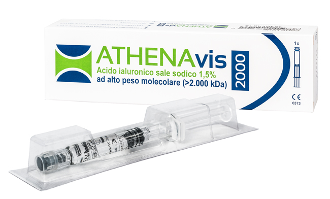 SIRINGA INTRA-ARTICOLARE ATHENAVIS 2000 ACIDO IALURONICO 1,5% 30 MG 2 ML 3 PEZZI - Gruppofarmastore.it