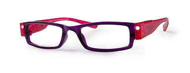 TWINS SILVER MOONLIGHT LED OCCHIALE PREMONTATO FUXIA +2 - Gruppofarmastore.it