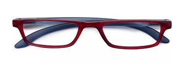 TWINS SILVER TRENDY OCCHIALE PREMONTATO ROSSO/BLU +1 - Gruppofarmastore.it