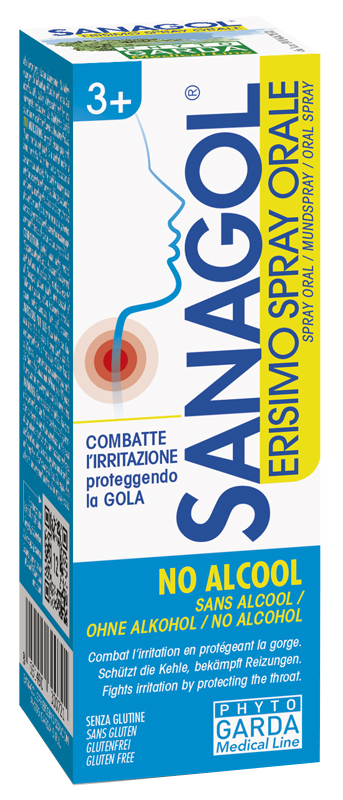 SANAGOL SPRAY ERISIMO SENZA ALCOOL 20 ML - Gruppofarmastore.it
