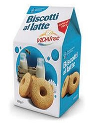 VIDAFREE BISCOTTI AL LATTE SENZA GLUTINE 200 G - Gruppofarmastore.it