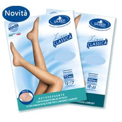 SAUBER CALZA AUTOREGGENTE 70 DENARI MAGLIA MICRORETE NEUTRO BEIGE 4 LINEA CLASSICA - Gruppofarmastore.it