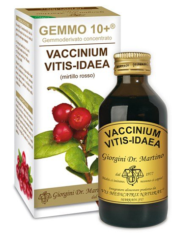 GEMMO 10+ MIRTILLO ROSSO LIQUIDO ANALCOLICO 100 ML - Gruppofarmastore.it