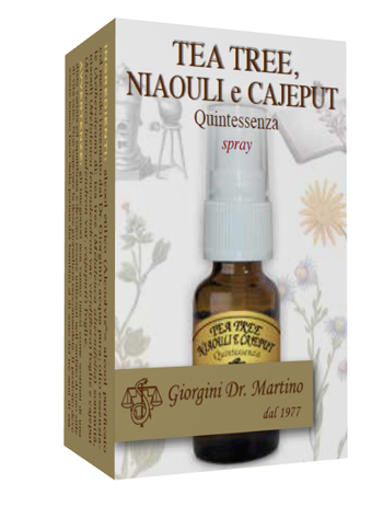 TEA TREE NIAOULI E CAJEPUT QUINTESSENZA SPRAY 15 ML - Gruppofarmastore.it