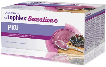 PKU LOPHLEX SENSATION FRUTTI ROSSI 36 PEZZI 109 G - Gruppofarmastore.it