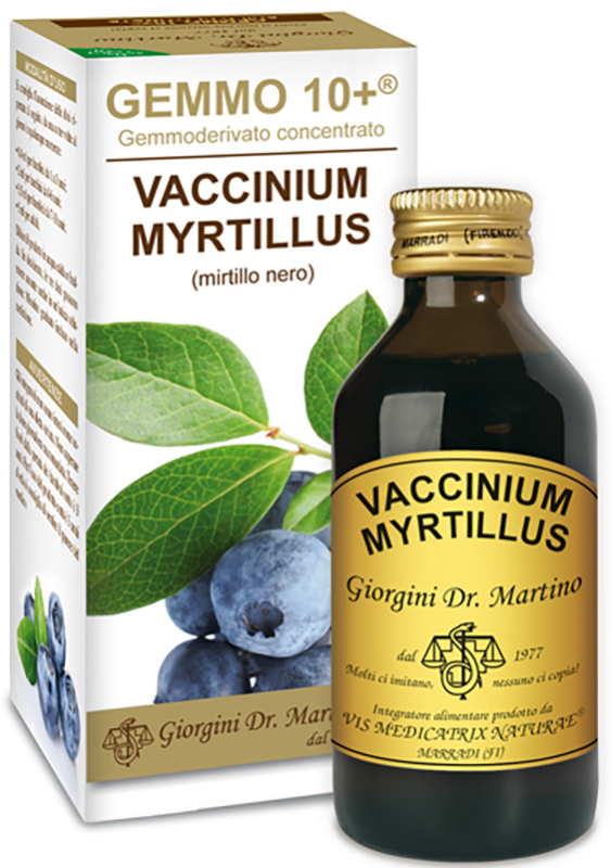 GEMMO 10+ MIRTILLO NERO LIQUIDO AN 100 ML - Gruppofarmastore.it