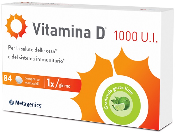 VITAMINA D 1000 UI 84 COMPRESSE MASTICABILI - Gruppofarmastore.it