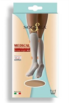MEDICAL ANTI EMBOLISM KNEE HIGH BIANCO L - Gruppofarmastore.it