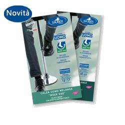 CALZA UOMO MELANGE 140 DENARI TAGLIA MEDIAVERDE INGLESE - Gruppofarmastore.it