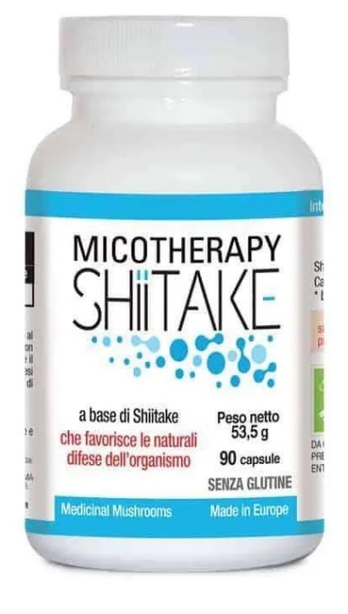 MICOTHERAPY SHIITAKE 90 CAPSULE FLACONE 53,50 G - Gruppofarmastore.it