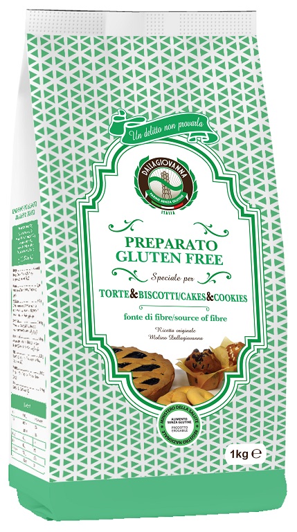 PREPARATO GLUTEN FREE SPECIALE PER TORTE & BISCOTTI 1 KG - Gruppofarmastore.it