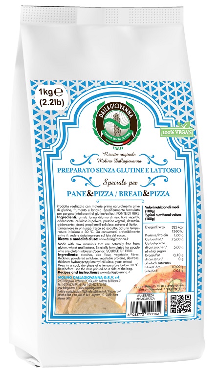 PREPARATO SPECIALE PER PANE E PIZZA SENZA LATTOSIO 1 KG - Gruppofarmastore.it