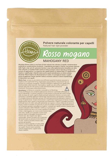 HIMALAYA HENNA COLORS ROSSO MOGANO 100 G - Gruppofarmastore.it