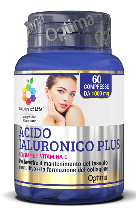 COLOURS OF LIFE ACIDO IALURONICO PLUS 60 COMPRESSE 1000 MG - Gruppofarmastore.it
