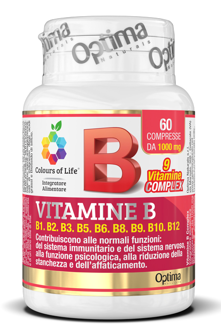 COLOURS OF LIFE VITAMINE B COMPLEX 60 COMPRESSE 1000 MG - Gruppofarmastore.it