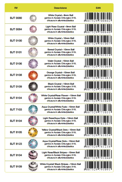 BIOJOUX 0101 PALLINA BOREAL 10MM - Gruppofarmastore.it