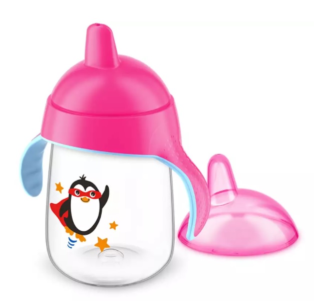 AVENT TAZZA CON BECCUCCIO DECORATA ROSA 340 ML - Gruppofarmastore.it