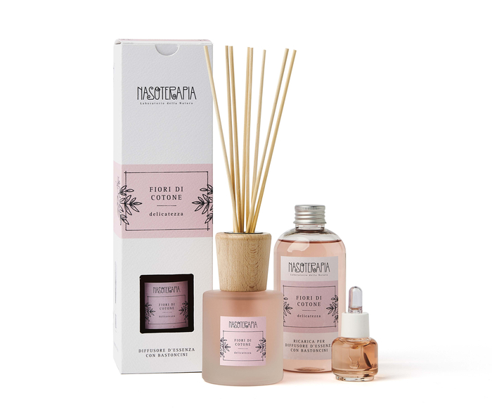 DIFFUSORE BASTONCINI FIORI DI COTONE 100 ML - Gruppofarmastore.it