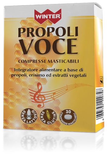 WINTER PROPOLI VOCE 30 COMPRESSE MASTICABILI - Gruppofarmastore.it