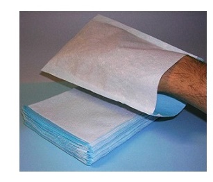 MANOPOLA IMPERMEABILE NON SAPONATA COLORE AZZURRO 100 PEZZI - Gruppofarmastore.it