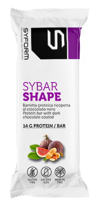 SYBAR SHAPE BARRETTA PROTEICA RICOPERTA FICHI/ARACHIDI 50 G - Gruppofarmastore.it