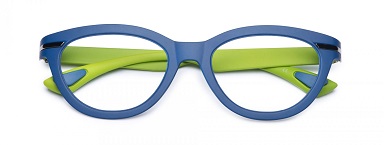 OCCHIALE DA LETTURA PREMONTATO PLATINUM VAMP BLU/VE +3,00 - Gruppofarmastore.it