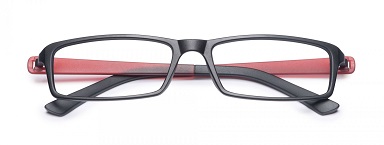 OCCHIALE DA LETTURA PREMONTATO TWINS SILVER LIGHT NERO/ROSSO +1,50 - Gruppofarmastore.it