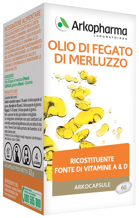 ARKO CAPSULE OLIO FEG MERLUZ 60PRL - Gruppofarmastore.it