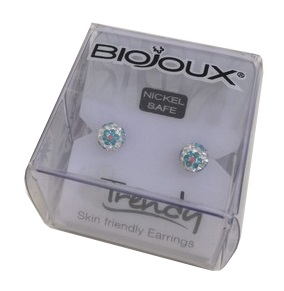 BIOJOUX 6167 CON FIORI CELESTE 6MM - Gruppofarmastore.it