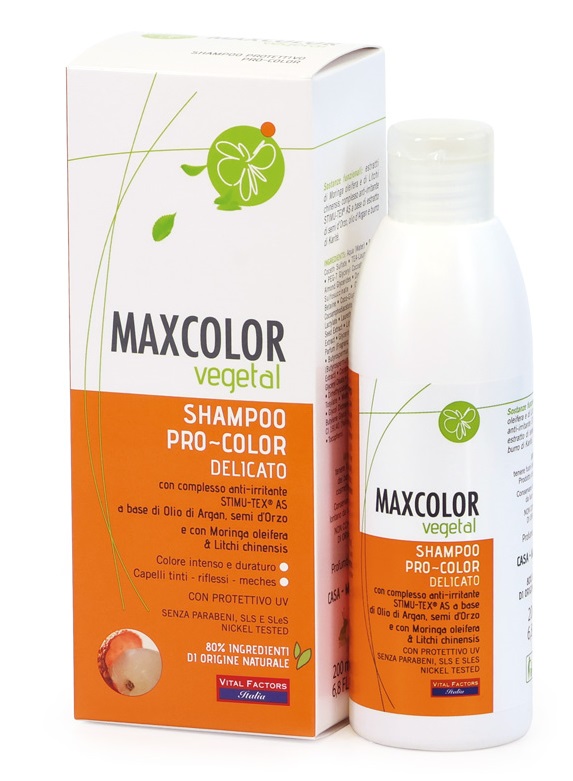 MAXCOLOR VEGETAL SHAMPOO PROTETTIVO PROCOLOR 200 ML - Gruppofarmastore.it