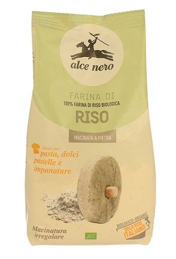 FARINA DI RISO BIO MACINATA A PIETRA 500 G - Gruppofarmastore.it
