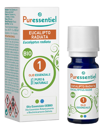 PURESSENTIEL EUCALIPTO RADIATA OLIO ESSENZIALE BIO 10 ML - Gruppofarmastore.it