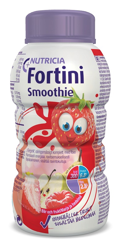 FORTINI SMOOTHIE MULTI FIBRE GUSTO FRUTTI ROSSI 200 ML - Gruppofarmastore.it