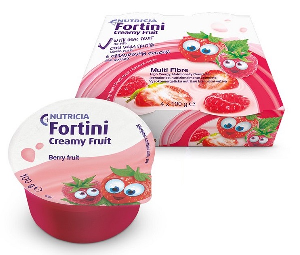 FORTINI CREAMY FRUIT MULTI FIBRE FRUTTI ROSSI 4X100 G - Gruppofarmastore.it