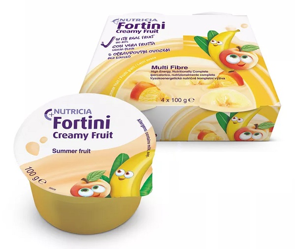 FORTINI CREAMY FRUIT MULTI FIBRE FRUTTI GIALLI 4X100 G - Gruppofarmastore.it