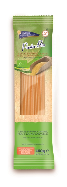 PIACERI MEDITERRANEI SPAGHETTI BIO 400 G - Gruppofarmastore.it