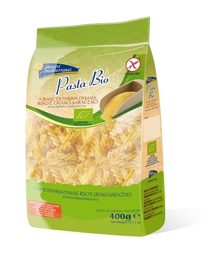 PIACERI MEDITERRANEI FUSILLI BIO 400 G - Gruppofarmastore.it