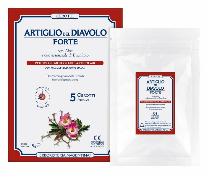 ARTIGLIO DEL DIAVOLO FORTE CEROTTO 5 PEZZI - Gruppofarmastore.it
