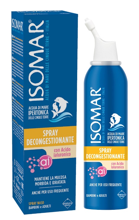 ISOMAR SPRAY DECONGESTIONANTE ACIDO IALURONICO 100 ML - Gruppofarmastore.it