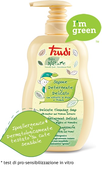 TRUDI BABY NATURE SAPONE DETERGENTE DELICATO 400 ML - Gruppofarmastore.it